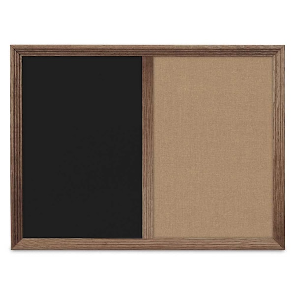Enclosed Corkboard, 1 Door, 60"x36", 4" Fra